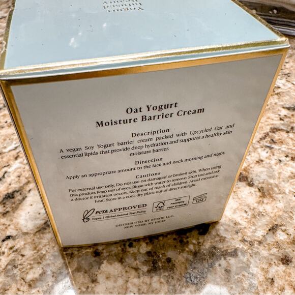 NEW in Box BYROE Oat Yogurt Moisture Barrier Cream, MSRP $106 - Picture 9 of 11